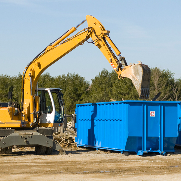 can i rent a residential dumpster for a construction project in Bradford MN